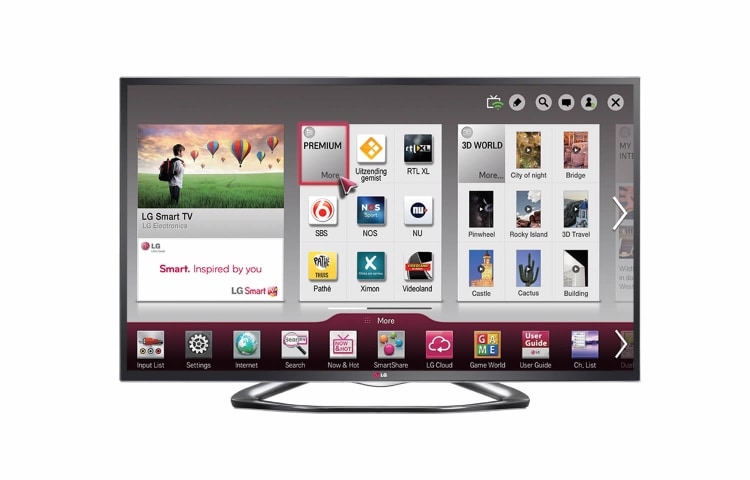 LG 47" | Edge LED | MCI 200 | Full HD | WIFI, 47LA6408