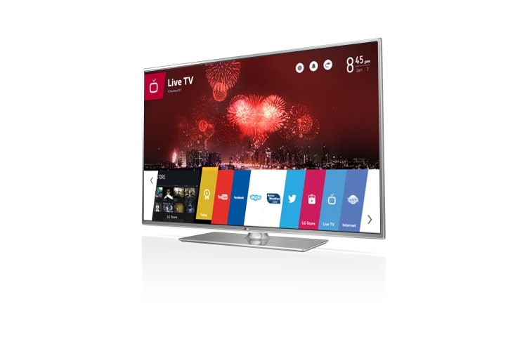 LG 47" | CINEMA 3D Smart TV met webOS | Met één klik toegang tot al je favoriete entertainment., 47LB650V
