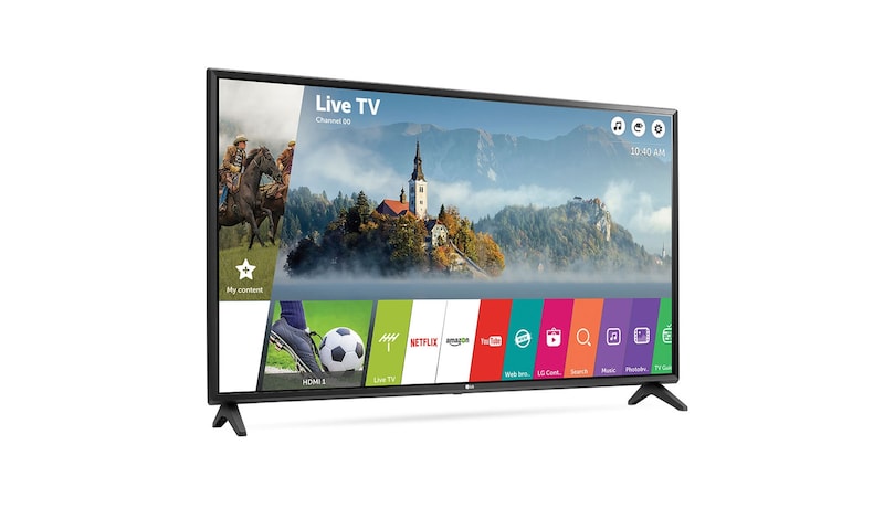 LG 49" (124 cm) | LG Full HD LED TV | webOS 3.5 Smart TV | Virtual Surround Plus | Clear Voice, 49LJ594V