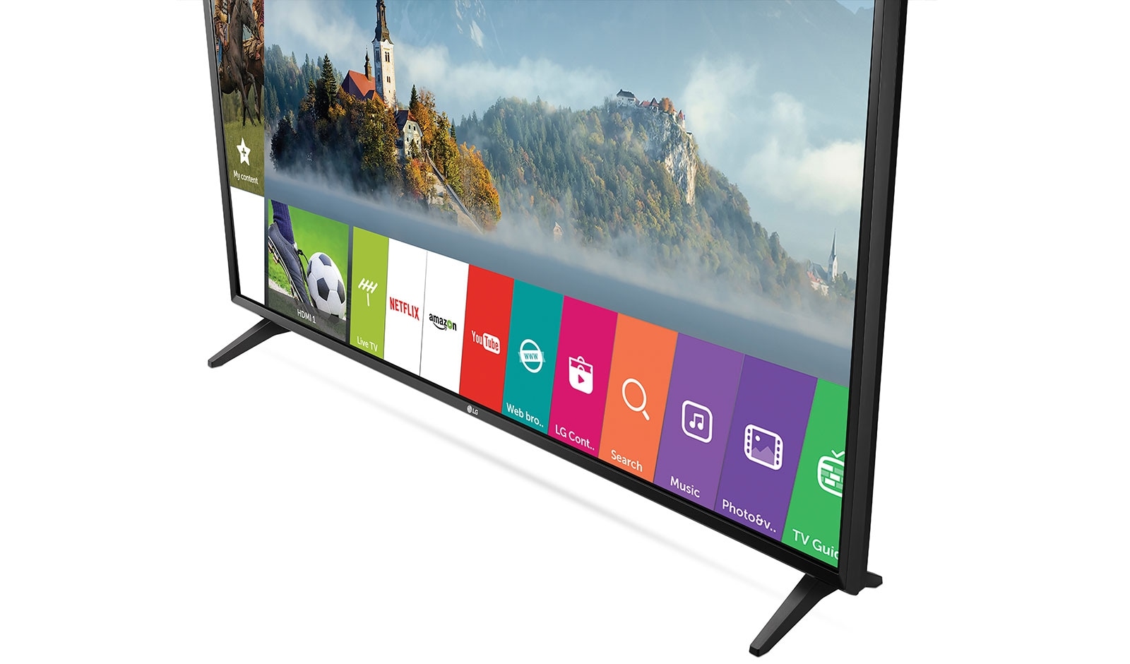 LG 49" (124 cm) | LG Full HD LED TV | webOS 3.5 Smart TV | Virtual Surround Plus | Clear Voice, 49LJ594V