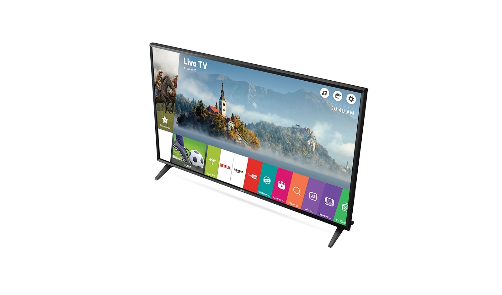 LG 49" (124 cm) | LG Full HD LED TV | webOS 3.5 Smart TV | Virtual Surround Plus | Clear Voice, 49LJ594V