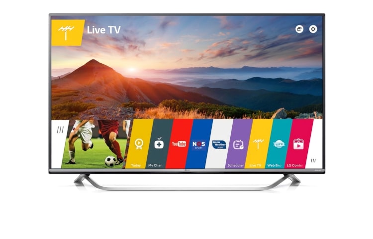 LG 49" Ultra HD webOS 2.0 Smart TV | Ervaar nu de ultrascherpe en levensechte beelden van LG Ultra HDTV!, 49UF800V