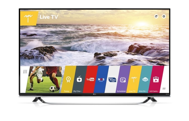 LG 49" Ultra HD webOS 2.0 Smart TV | Ervaar nu de ultrascherpe en levensechte beelden van LG Ultra HDTV!, 49UF850V