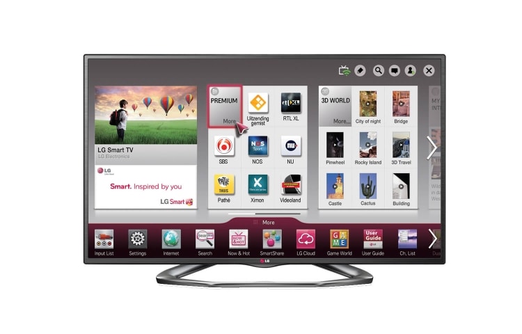 LG 50" | Direct LED | MCI 200 | Full HD | WIFI, 50LA6208