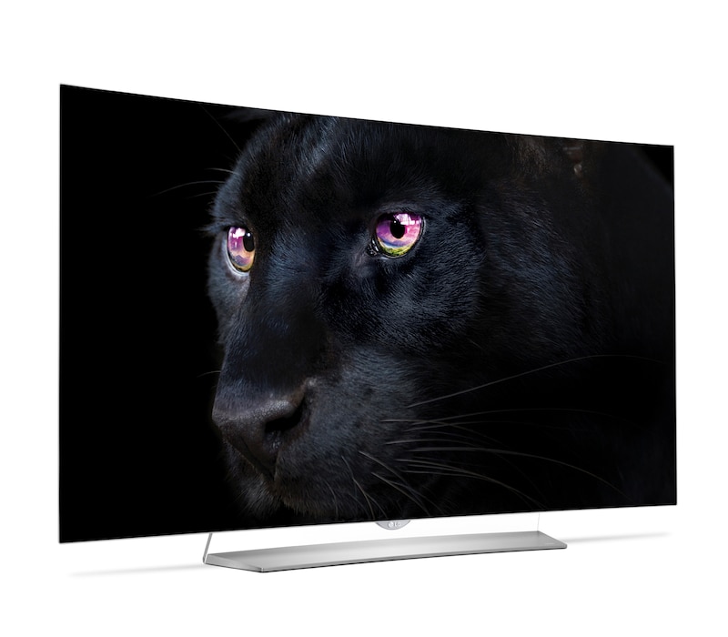 LG 55" (139 cm) | OLED Ultra HD TV | Curved Design | Oneindig Contrast | Absolute Motion Clarity | Perfecte Kijkhoek | OLED Panel | WebOS Smart TV 2.0, 55EG920V