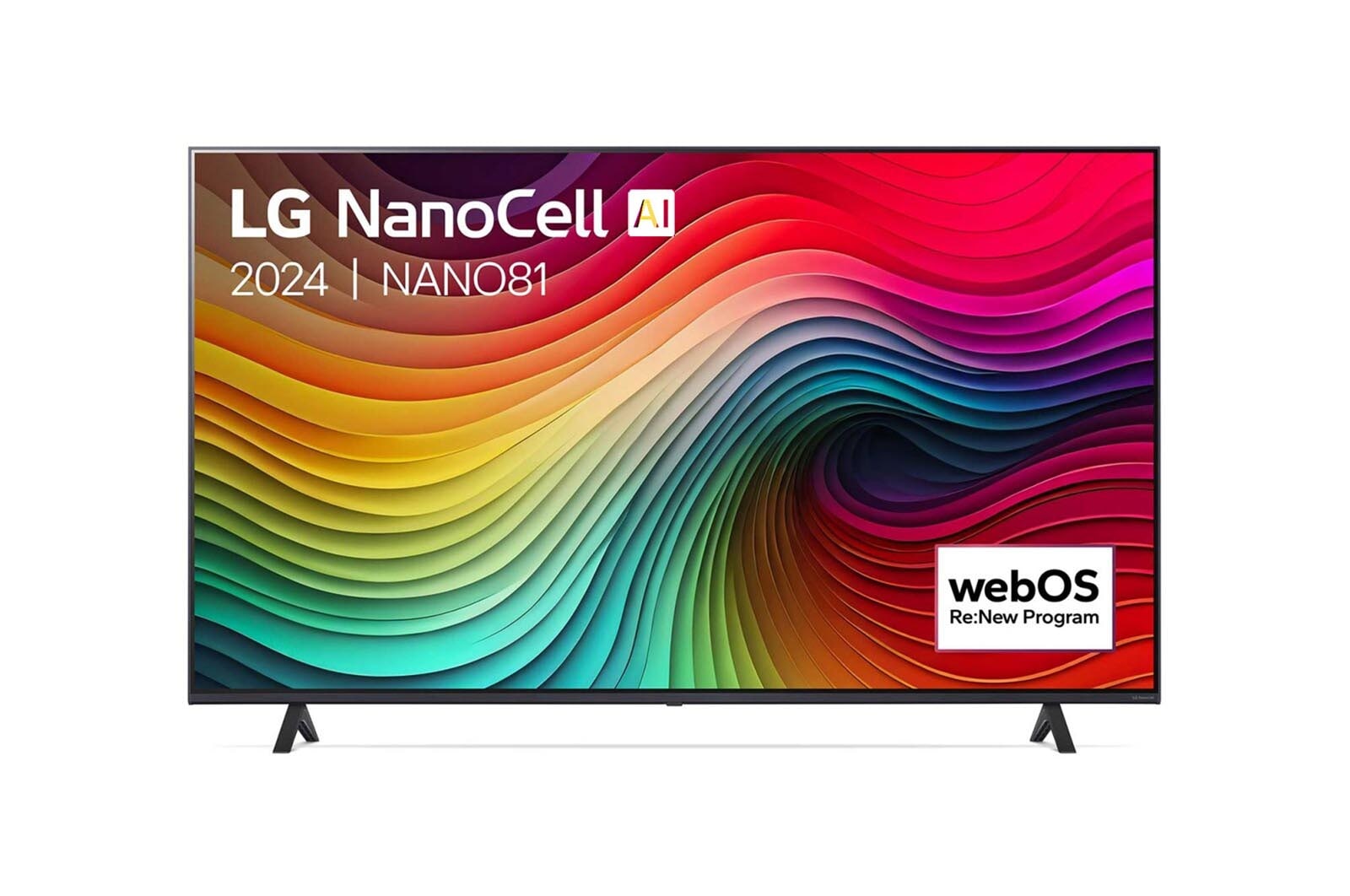 LG 55 Inch LG NanoCell AI NANO81 4K Smart TV 2024, 55NANO81T6A