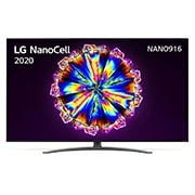 LG 55" LG NanoCell 4K | α7 Gen3 Intelligent Processor | Full Array Dimming | Cinema HDR met Dolby Vision | Dolby Atmos | Nano bezel, 55NANO916NA