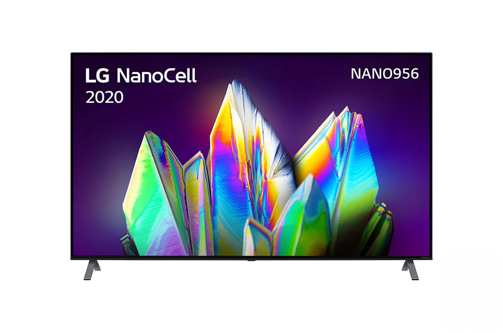 Vooraanzicht van 55" LG NanoCell 8K | α9 Gen3 Intelligent Processor 8K | Full Array Dimming | Cinema HDR met Dolby Vision | Dolby Atmos | Nano bezel 55NANO956NA