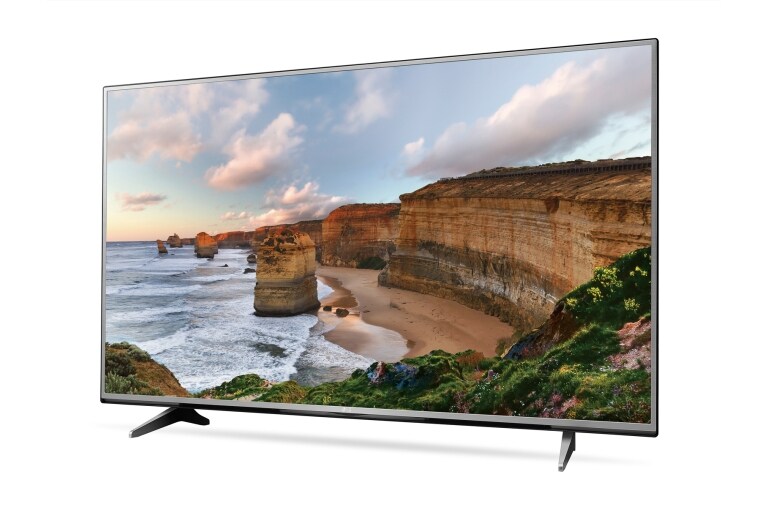 LG 55'' (139 cm) | Ultra HD TV | HDR Pro | Ultra gestroomlijnd | webOS 3.0 | Wi-Fi | HDMI | USB, 55UH615V