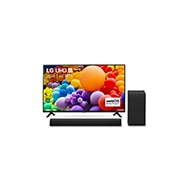 LG 55 Inch LG UHD UT73 4K Smart TV & DS40T 2.1 channel soundbar, 55UT73006LA.DS40T