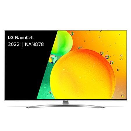 Vooraanzicht van de LG NanoCell TV