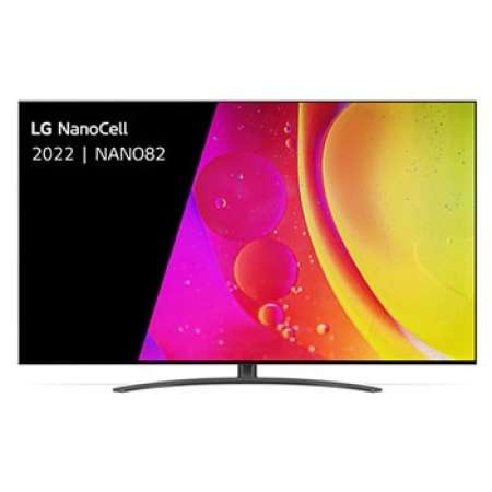 Vooraanzicht van de LG NanoCell TV