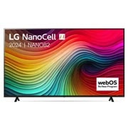 LG 75 Inch LG NanoCell AI NANO82 4K Smart TV 2024, 75NANO82T6B