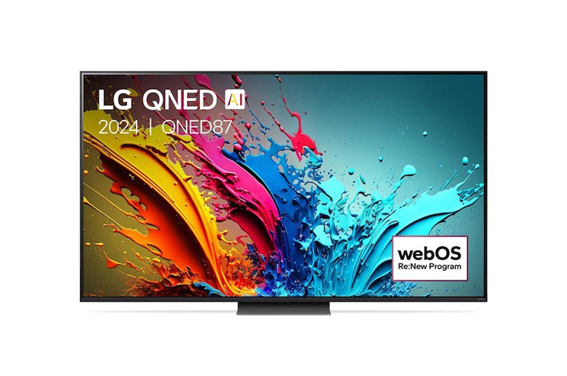 LG 75 Inch LG AI QNED87 4K Smart TV 2024, 75QNED87T6B
