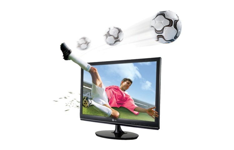 LG 27" Monitor TV, met Certified Flicker-free, Crosstalk-free, Ultimate 3D Brightness, 2D to 3D Conversion., DM2780D-PZ