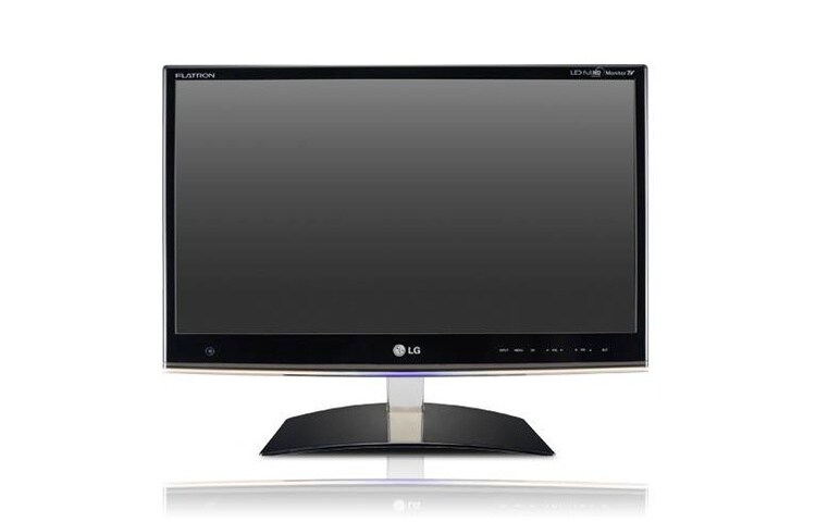 LG 24" energiebesprarende Monitor TV met Full HD-resolutie, 5ms responstijd, Surround X en USB Quick View., M2450D