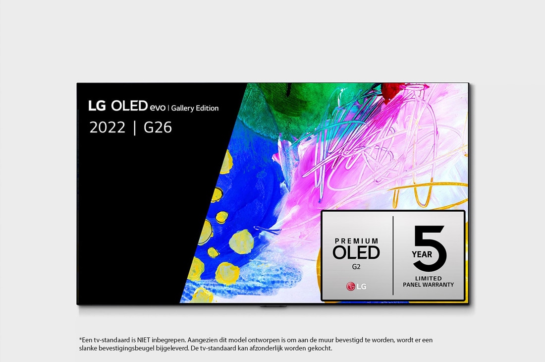 LG 55" G2 OLED evo Gallery Edition, OLED55G26LA