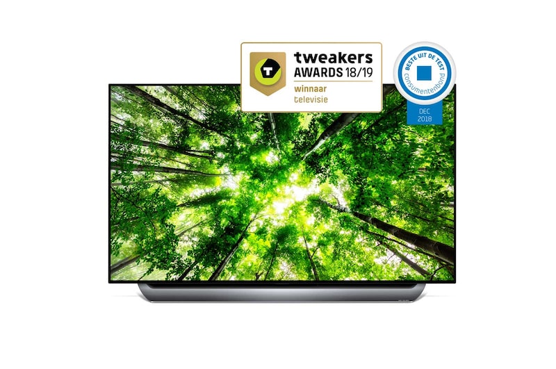 LG 65" (165 cm) LG OLED C8 | α9 Intelligent Processor | Oneindig contrast | Cinema HDR met Dolby Vision |Blade Slim design, OLED65C8PLA