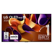 LG 65 Inch LG OLED evo AI G4 4K Smart TV 2024, OLED65G45LW