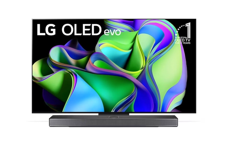 LG 77 inch LG OLED evo C3 4K Smart TV - OLED77C35LA, OLED77C35LA
