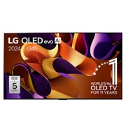 LG 77 Inch LG OLED evo AI G4 4K Smart TV 2024, OLED77G45LW