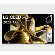 LG 77 inch LG OLED evo M3 4K Smart TV met draadloze video- en audio-overdracht, OLED77M39LA