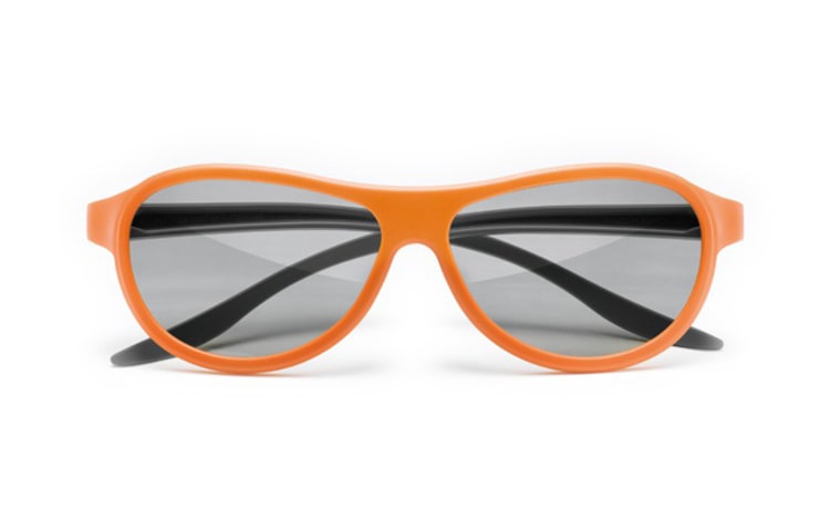 LG AG-F310DP Dual Play CINEMA 3D Bril | passieve 3D technologie | Oranje design | Batterijloos | Comfortabel | Geen last van flikkering | Full HD 1080p, AG-F310DP-dual-play