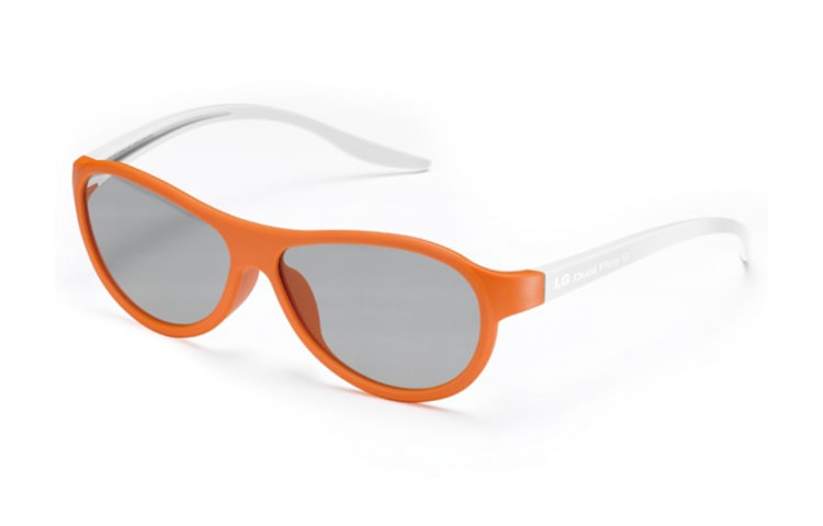 LG AG-F310DP Dual Play CINEMA 3D Bril | passieve 3D technologie | Oranje design | Batterijloos | Comfortabel | Geen last van flikkering | Full HD 1080p, AG-F310DP-dual-play