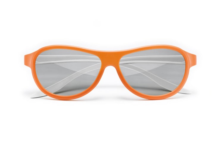 LG AG-F310DP Dual Play CINEMA 3D Bril | passieve 3D technologie | Oranje design | Batterijloos | Comfortabel | Geen last van flikkering | Full HD 1080p, AG-F310DP-dual-play
