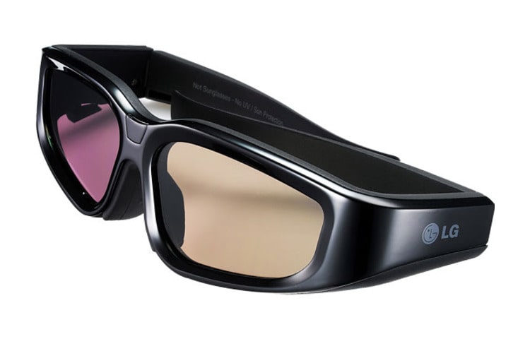 LG AG-S100 | Actieve 3D Bril | Zwart design | met Batterij | Full HD 1080p, AG-S100