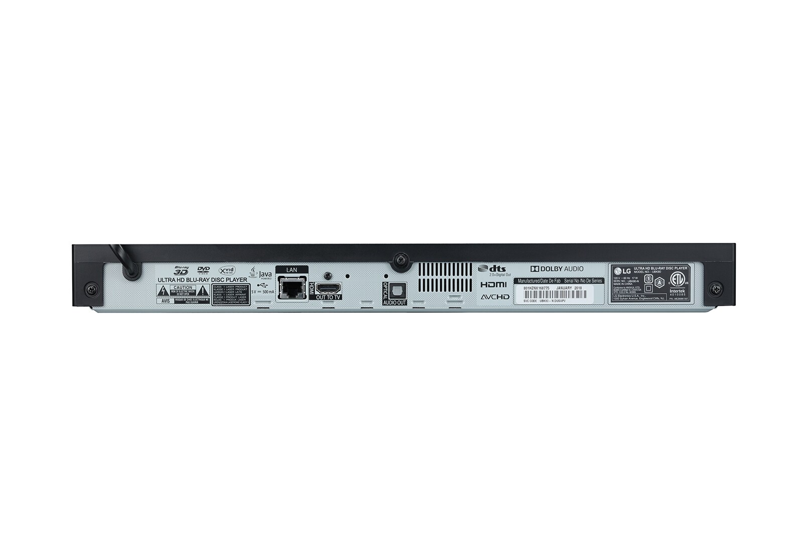 LG Blu-ray-speler UBK80, UBK80