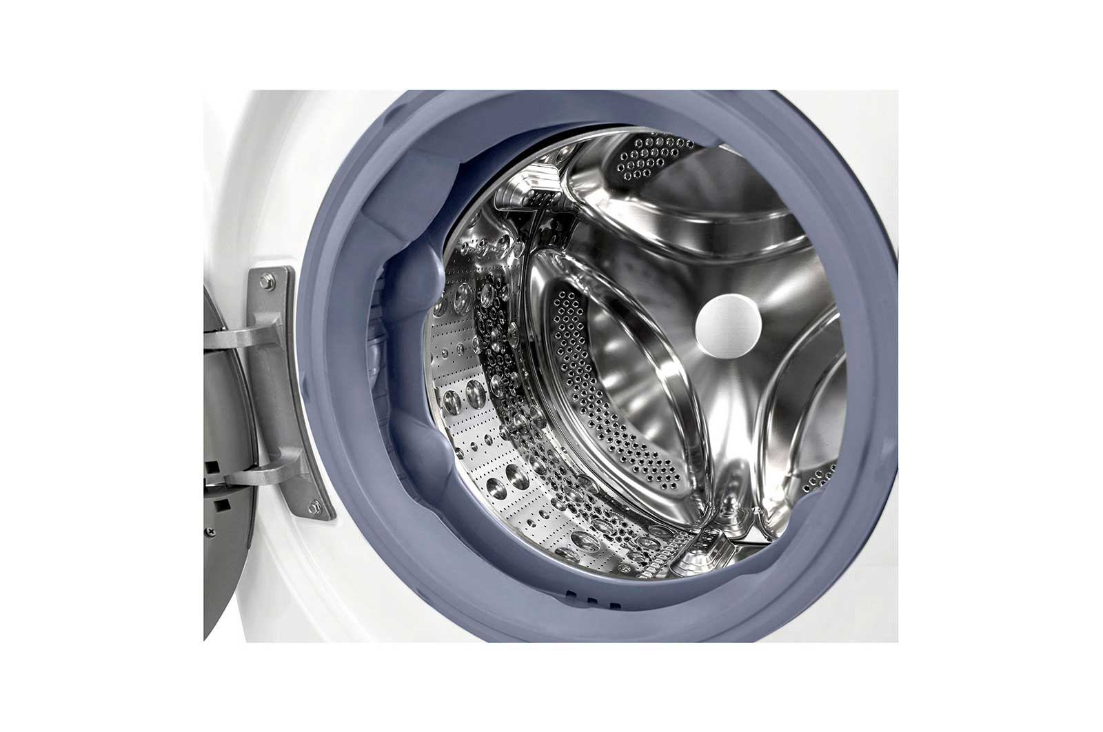 LG TurboWash™ 39 - Perfect schoon in 39 minuten | Slimme AI DD™ motor herkent je kleding | E | 10.5 kg wassen/7 kg drogen  | Hygiënisch wassen met stoom, F4DV910H2E