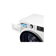 LG TurboWash™ 39 - Perfect schoon in 39 minuten | Slimme AI DD™ motor herkent je kleding | E | 10.5 kg wassen/7 kg drogen  | Hygiënisch wassen met stoom, F4DV910H2E