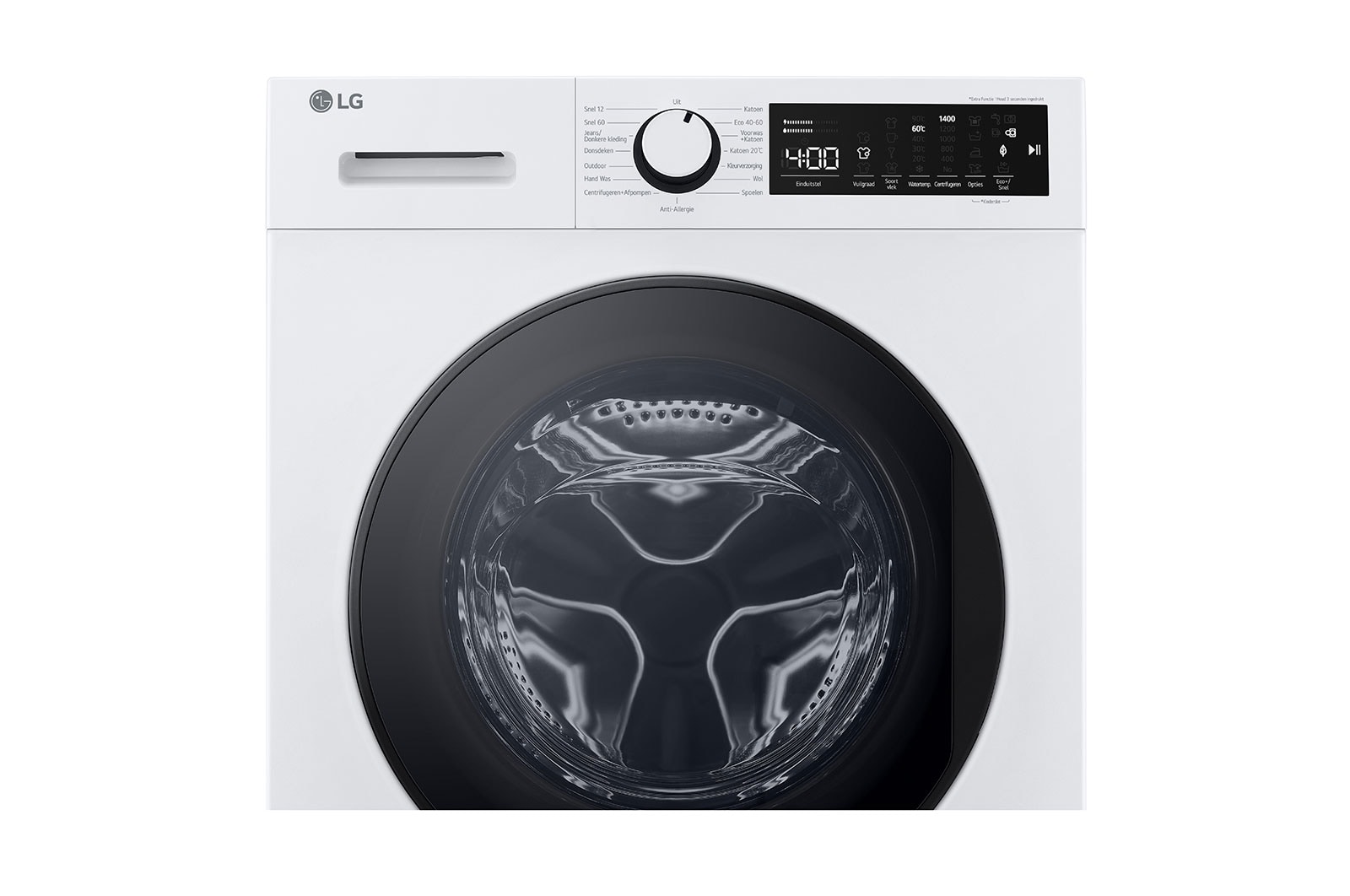 LG 9kg Wasmachine - Wit. Steam™ | Energieklasse A | Meer capaciteit, F4WM309S0