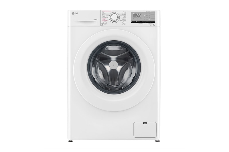 LG Slimme AI DD™ motor herkent je kleding | B | 10.5 kg | Hygiënisch wassen met stoom | Beste zorg met 6 Motion, F4WV310S3E