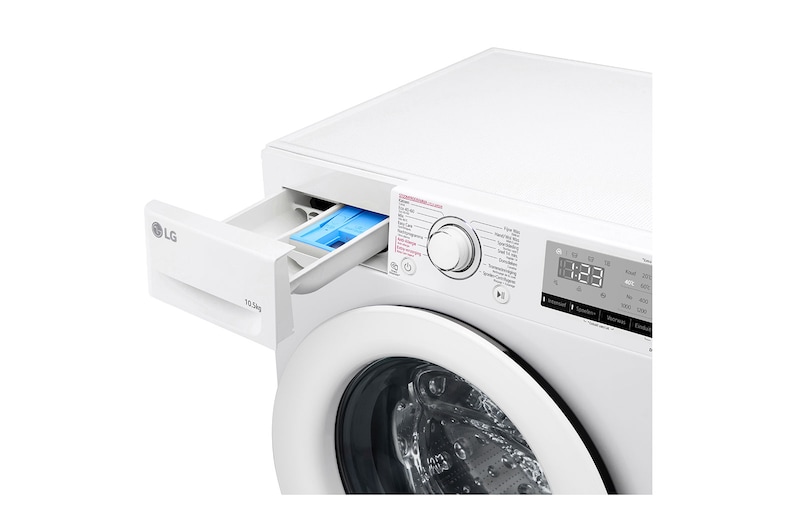 LG Slimme AI DD™ motor herkent je kleding | B | 10.5 kg | Hygiënisch wassen met stoom | Beste zorg met 6 Motion, F4WV310S3E