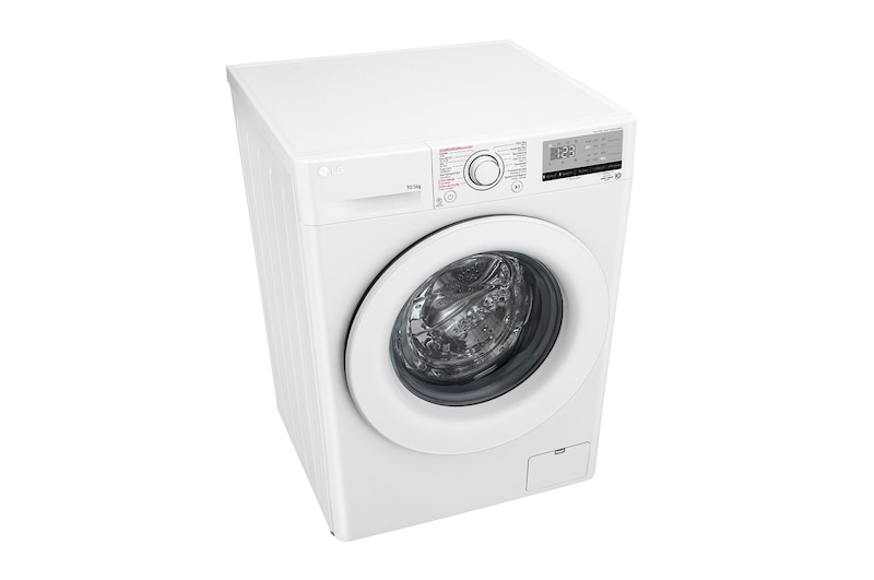 LG Slimme AI DD™ motor herkent je kleding | B | 10.5 kg | Hygiënisch wassen met stoom | Beste zorg met 6 Motion, F4WV310S3E