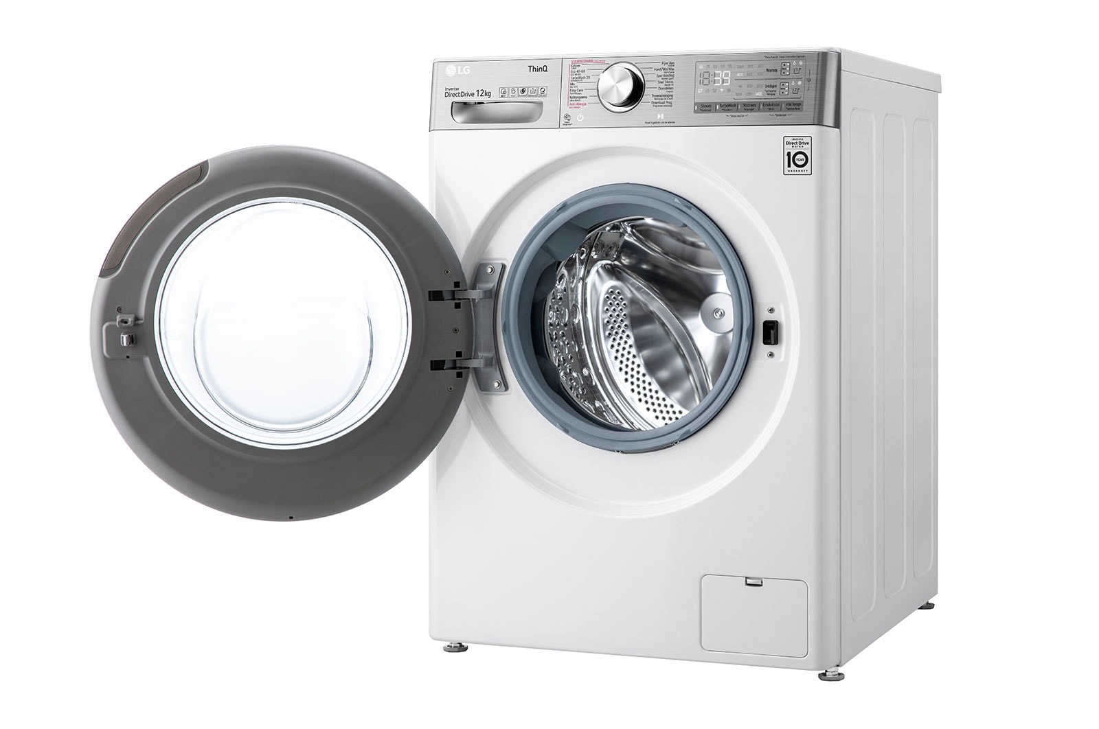 LG TurboWash™ 39 - Perfect schoon in 39 minuten | Slimme AI DD™ motor herkent je kleding | A | 12 kg | Minder strijken door stoom | EZDispense™, F4WV912A2E