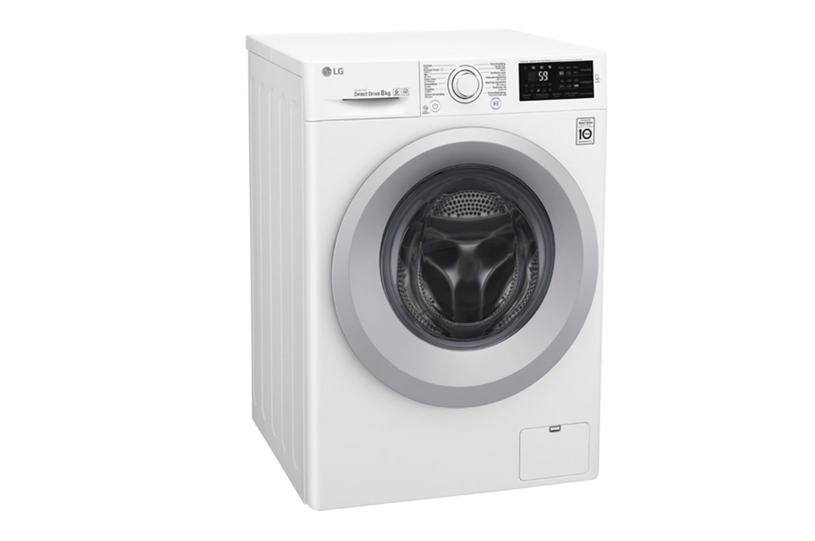 LG Slimme AI DD motor™ herkent je kleding | D | 8kg Wassen | Beste zorg met 6 Motion | 10 jaar garantie op de AI Direct Drive motor, FH4J5TN8E