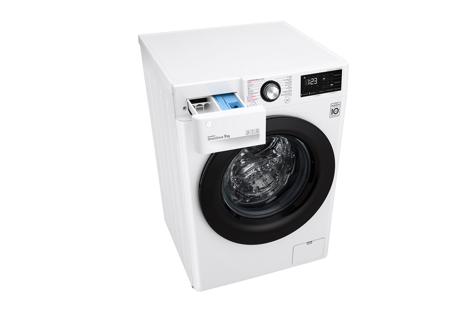 LG Slimme AI DD™ motor herkent je kleding | A | 9 kg | Hygiënisch wassen met stoom | Beste zorg met 6 Motion, GC3V409N5