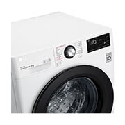 LG Slimme AI DD™ motor herkent je kleding | A | 9 kg | Hygiënisch wassen met stoom | Beste zorg met 6 Motion, GC3V409N5