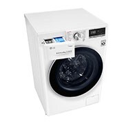 LG Slimme AI DD™ motor herkent je kleding | C | 8 kg | TurboWash™ 59 – Perfect schoon in 59 minuten | Hygiënisch wassen met stoom, GC3V508S1