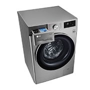 LG Slimme AI DD™ motor herkent je kleding | A | 8 kg | TurboWash™ 39 - Perfect schoon in 39 minuten | Hygiënisch wassen met stoom, GC3V708S2T