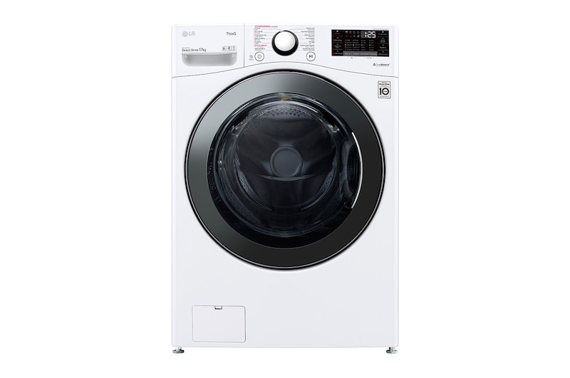 LG Enorme Inhoud van 17KG | Slimme AI DD™ motor herkent je kleding | E | TurboWash™ 59 | Hygiënisch wassen met stoom, LC1R7N2