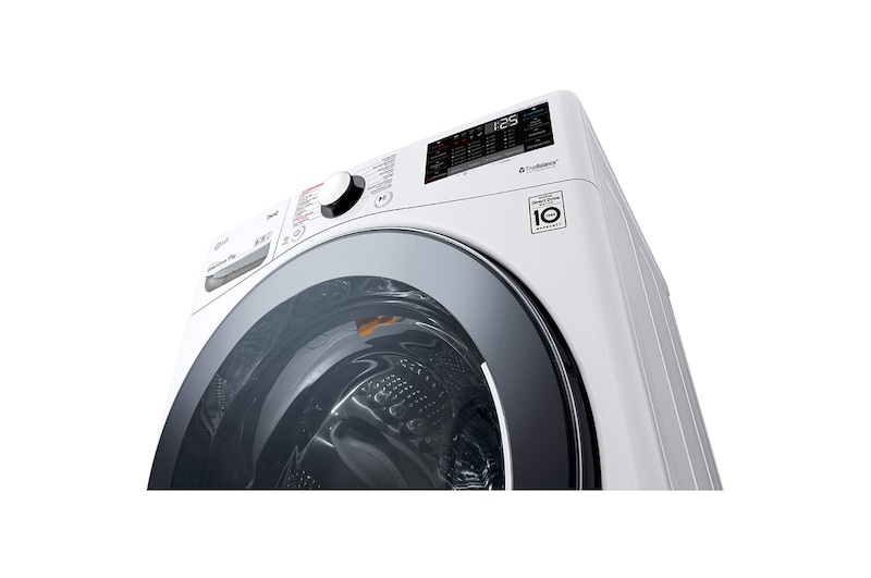 LG Enorme Inhoud van 17KG | Slimme AI DD™ motor herkent je kleding | E | TurboWash™ 59 | Hygiënisch wassen met stoom, LC1R7N2