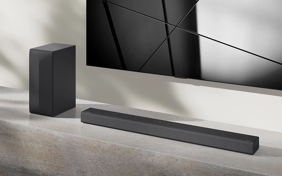 DS80QY smart soundbar voor LG TV's