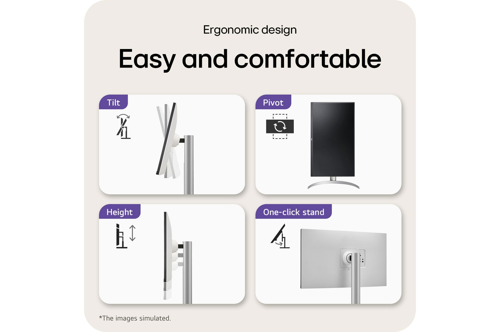 USP : Easy and comfortable