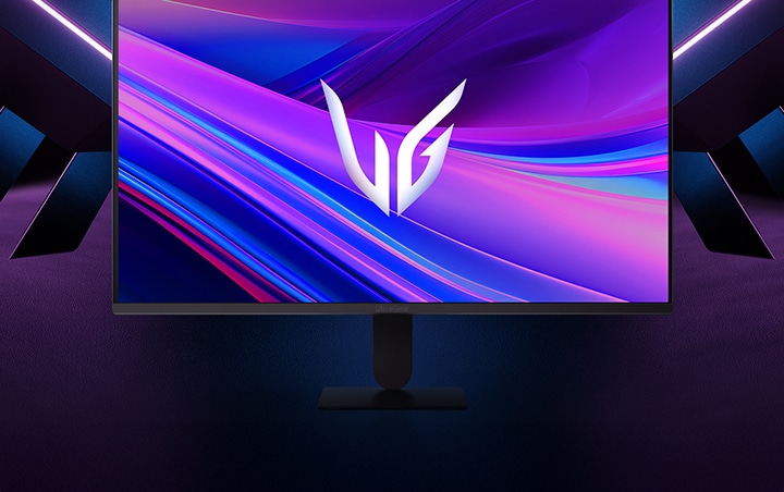 Vooraanzicht van de UltraGear™ 24g411a gaming-monitor.