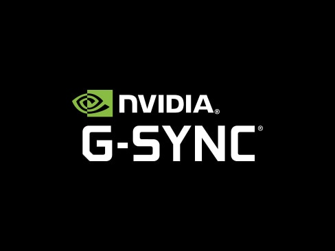 NVIDIA® G-SYNC® compatibel logo.