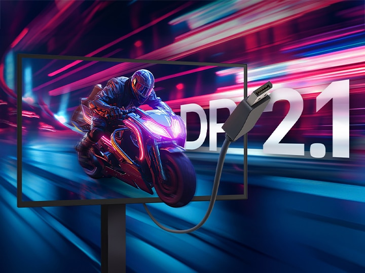 High-speed bandwidth by DisplayPort 2.1